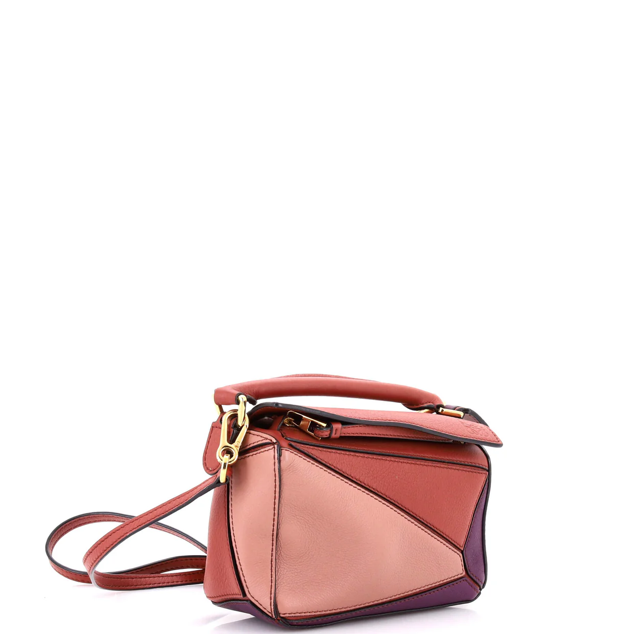 Puzzle Bag Leather Mini - Deep Luxury