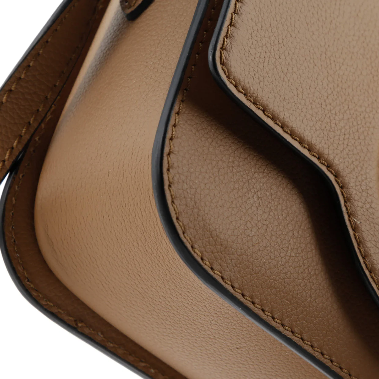 La Medusa Flap Shoulder Bag Leather Small - Deep Luxury