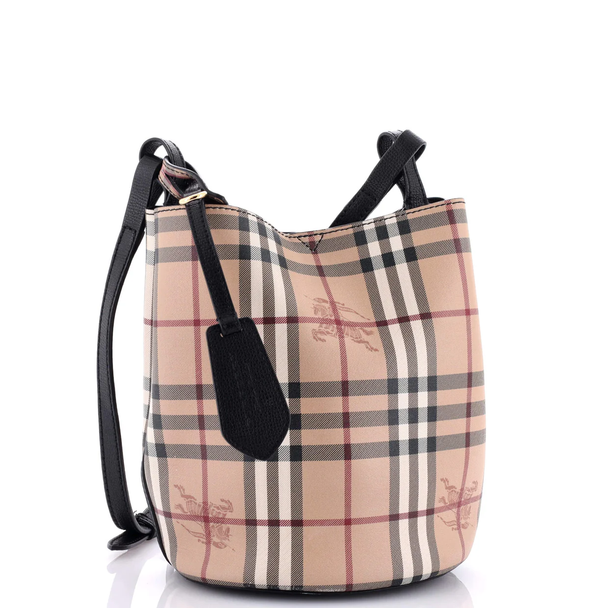 Lorne Bucket Bag Haymarket Coated Canvas Small - Deep Luxury