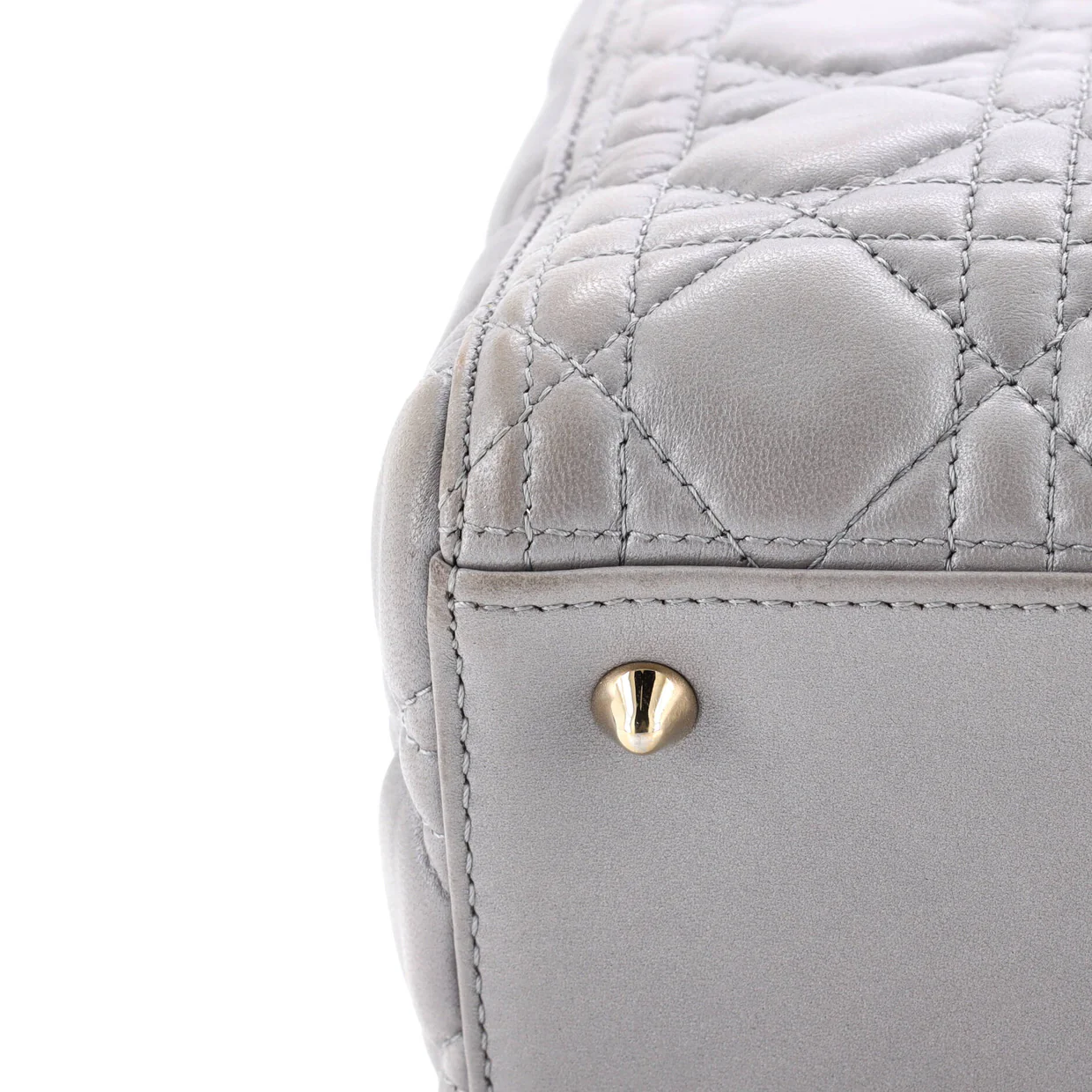 Lady Dior Bag Cannage Quilt Lambskin Medium - Deep Luxury