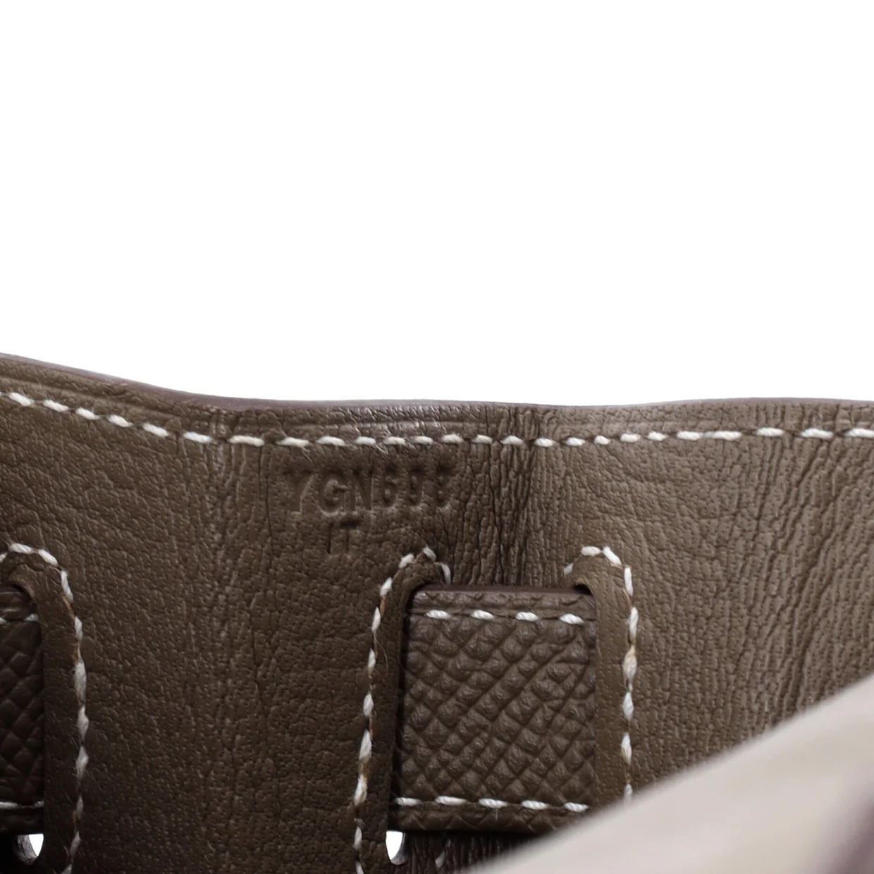 Kelly Handbag Grey Epsom with Palladium Hardware 28 - Deep Luxury