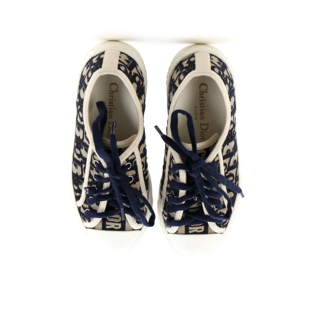 Women's Walk'N'Dior Sneakers Oblique Canvas - Deep Luxury