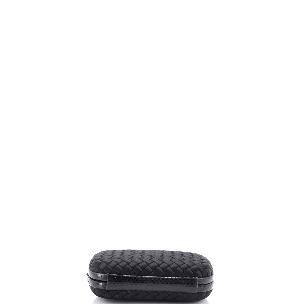 Box Knot Clutch Intrecciato Satin Small - Deep Luxury