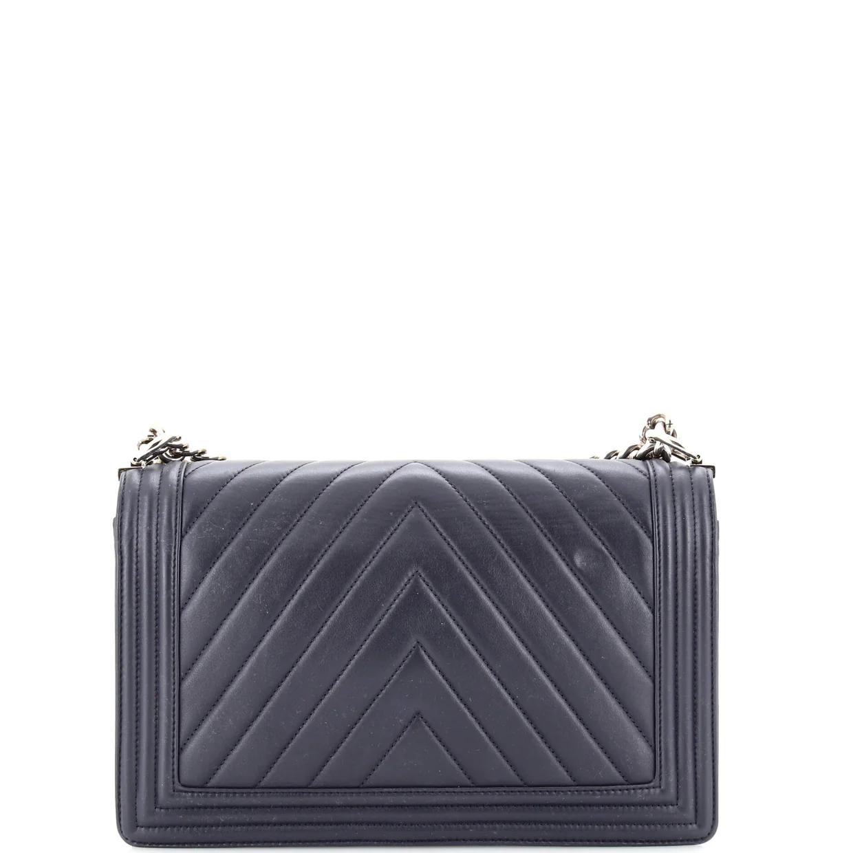 Boy Flap Bag Chevron Calfskin New Medium - Deep Luxury