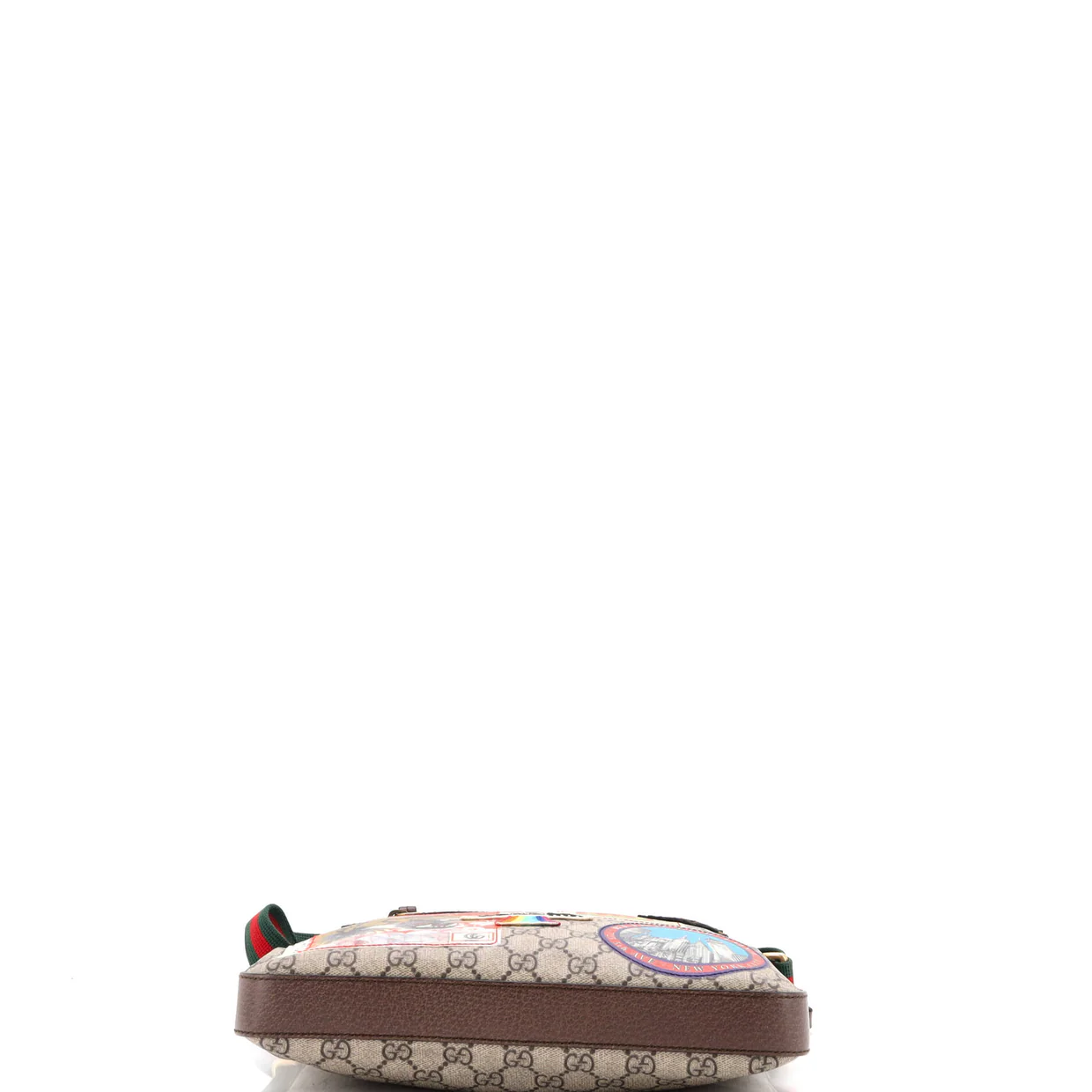 Courrier Zip Messenger GG Coated Canvas with Applique Medium - Deep Luxury