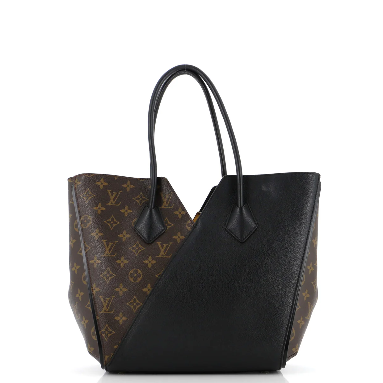 Kimono Handbag Monogram Canvas and Leather MM - Deep Luxury