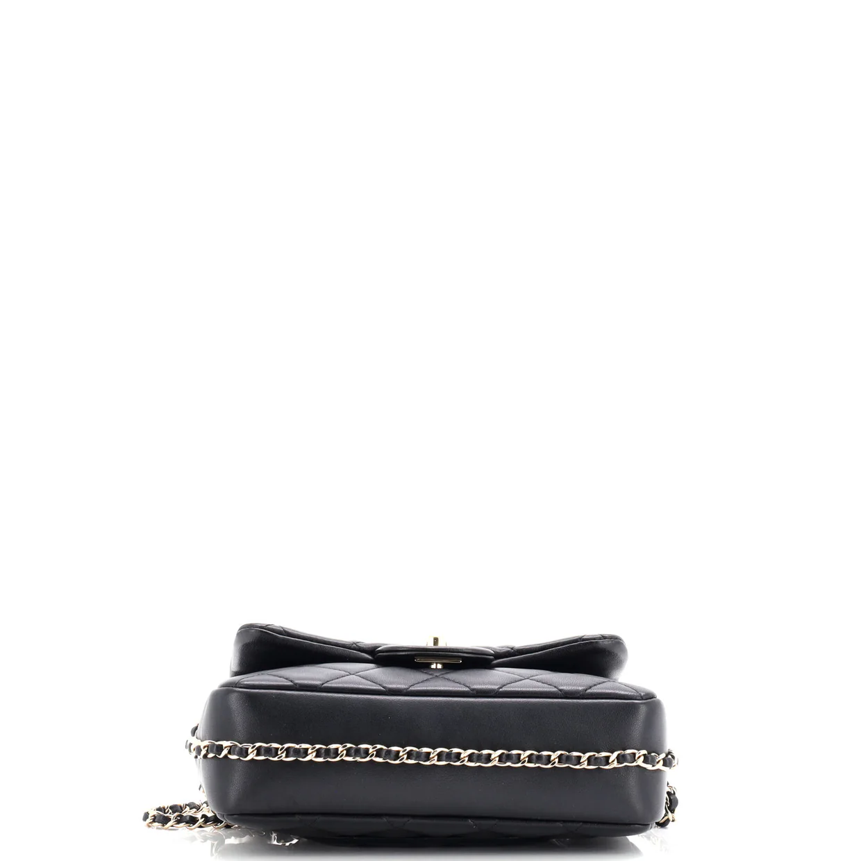 My Precious Pearls Chain Flap Bag Quilted Lambskin Medium - Deep Luxury