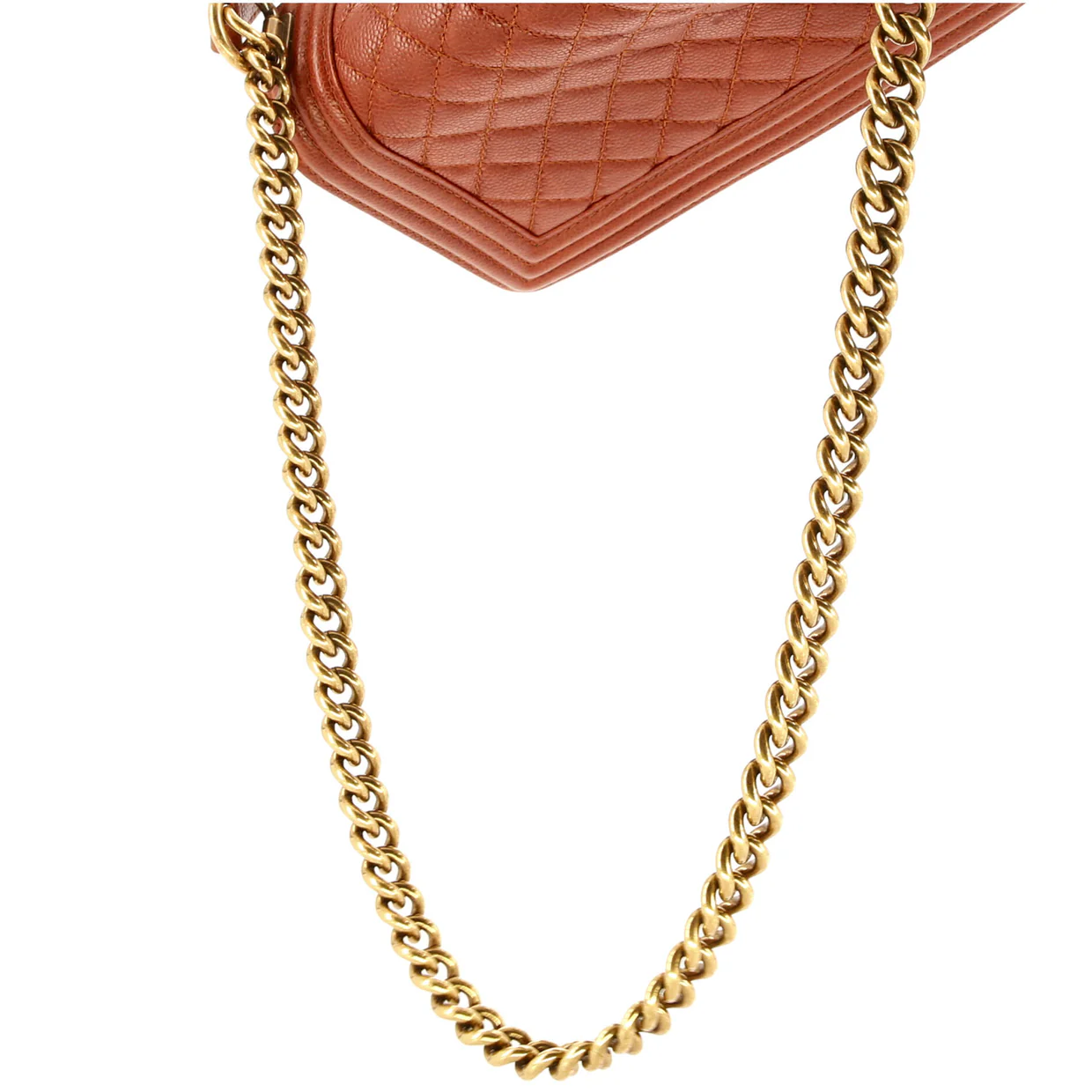 Boy Flap Bag Quilted Caviar Old Medium - Deep Luxury