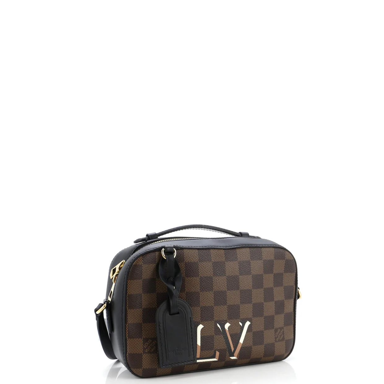 Santa Monica Crossbody Bag Damier - Deep Luxury