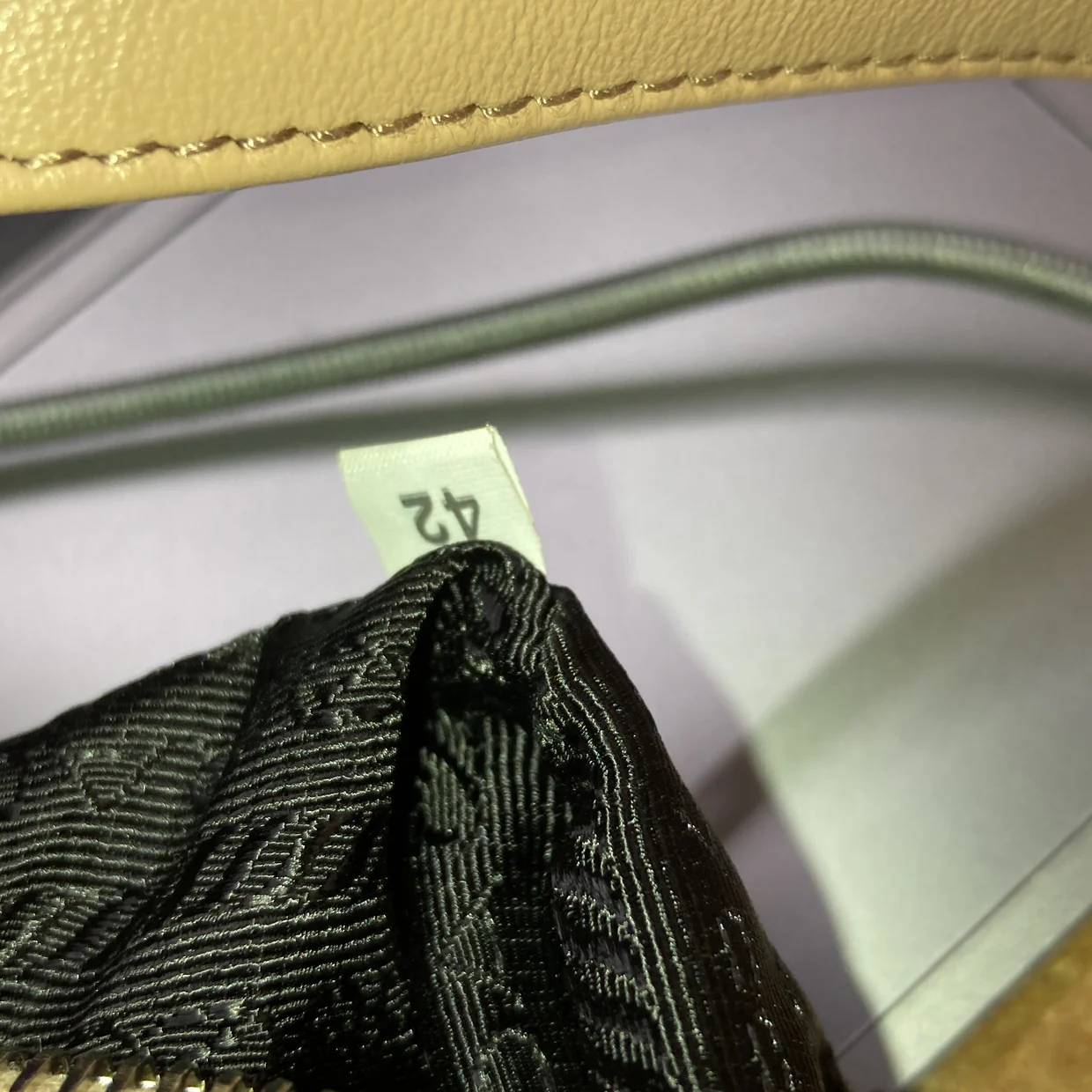 Triangle Logo Zip Crossbody Bag Embossed Grace Lux Small - Deep Luxury