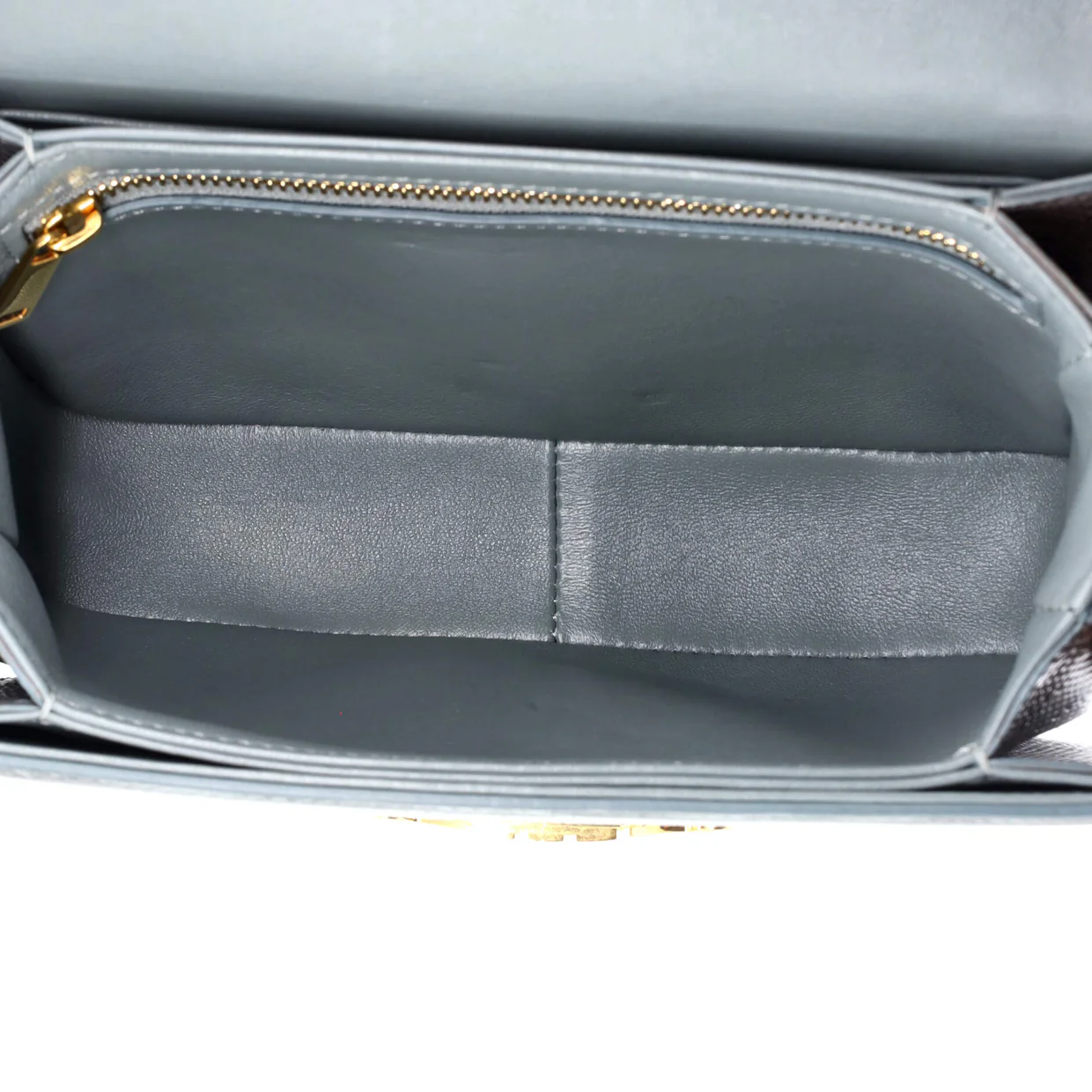 Triomphe Shoulder Bag Lizard Teen - Deep Luxury