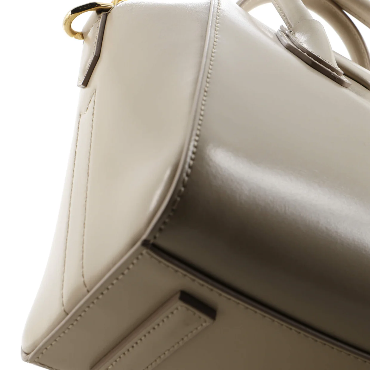 Antigona Bag Glazed Leather Mini - Deep Luxury