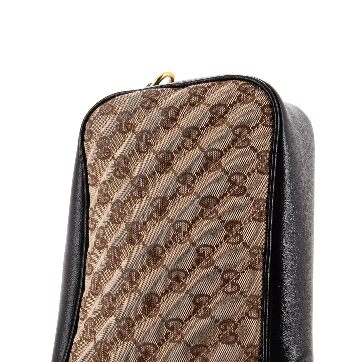 GG Marmont Shoulder Bag Diagonal Quilted GG Canvas Small - Deep Luxury