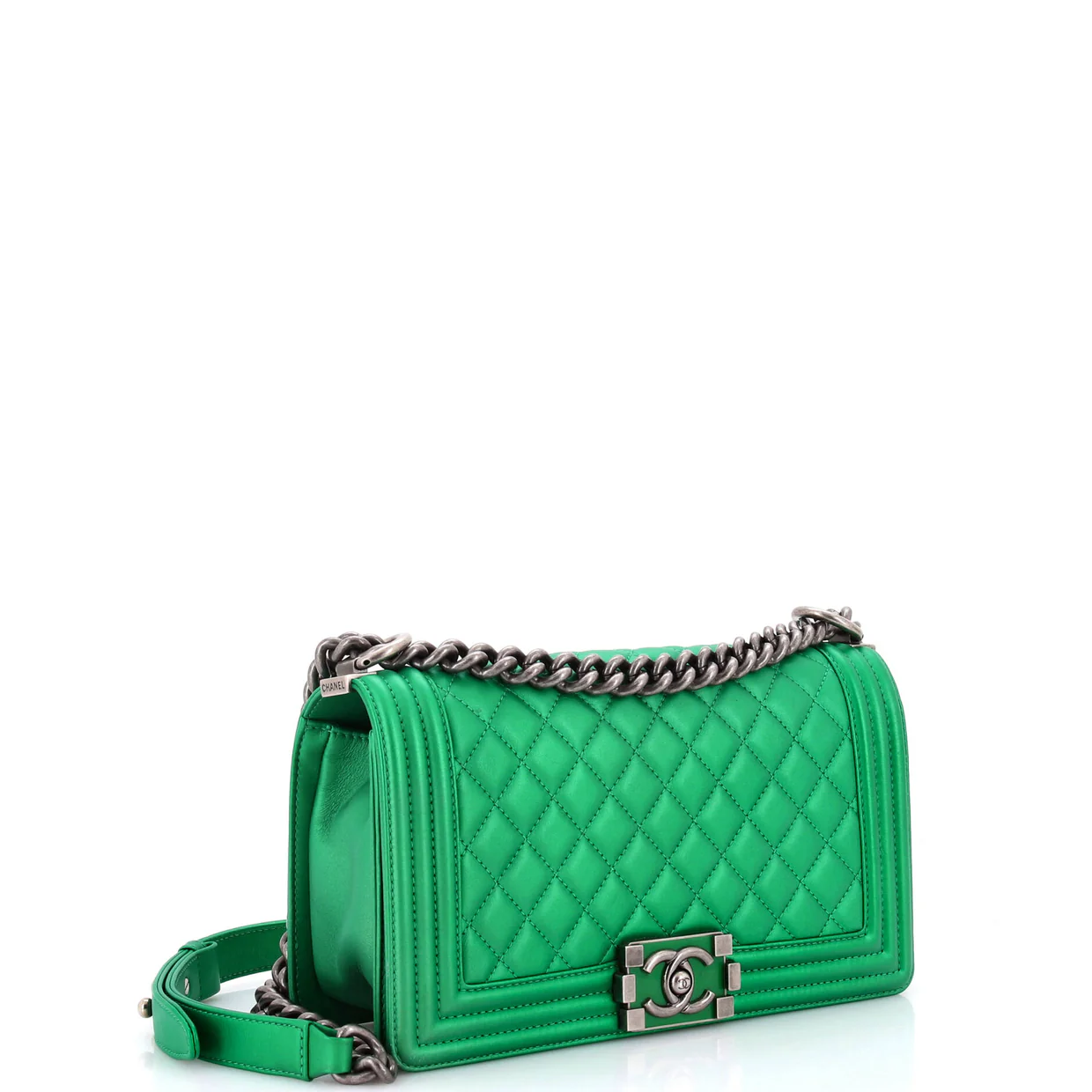 Boy Flap Bag Quilted Lambskin Old Medium - Deep Luxury