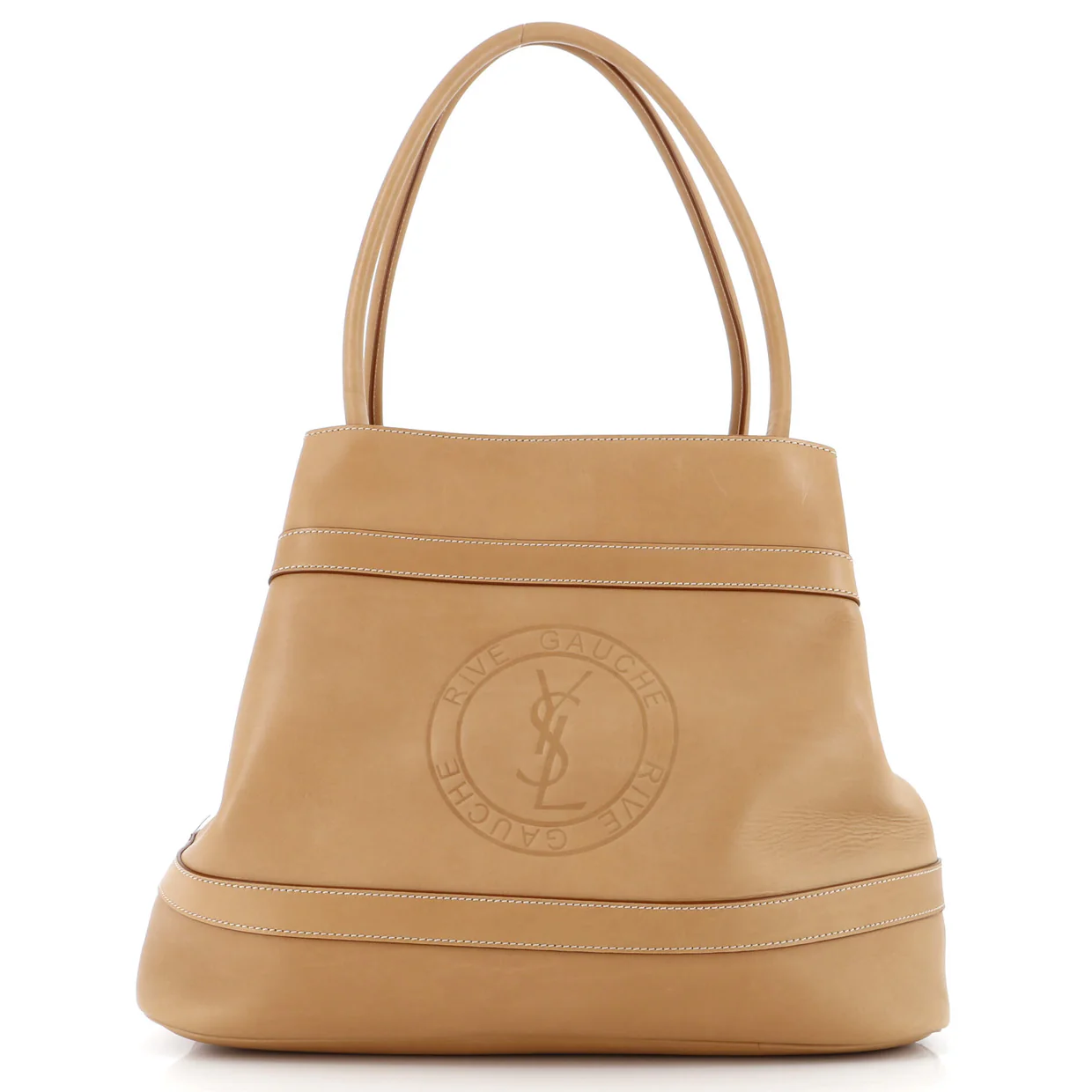 Rive Gauche Tote Bag Leather Large - Deep Luxury