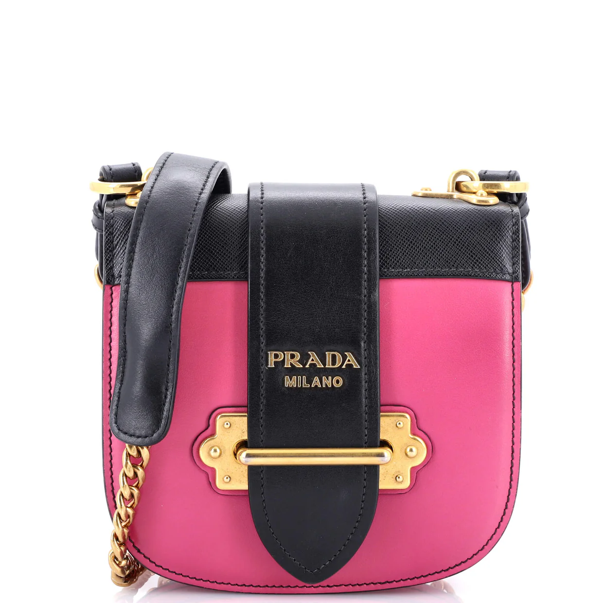 Pionniere Crossbody Bag City Calf with Saffiano Small - Deep Luxury