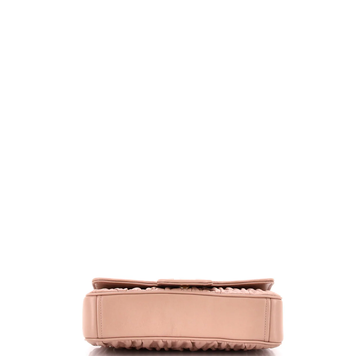 Chain Flap Shoulder Bag Nappa Gaufre Small - Deep Luxury