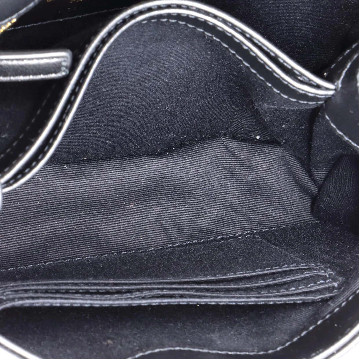 Loulou Shoulder Bag Matelasse Chevron Leather Toy - Deep Luxury