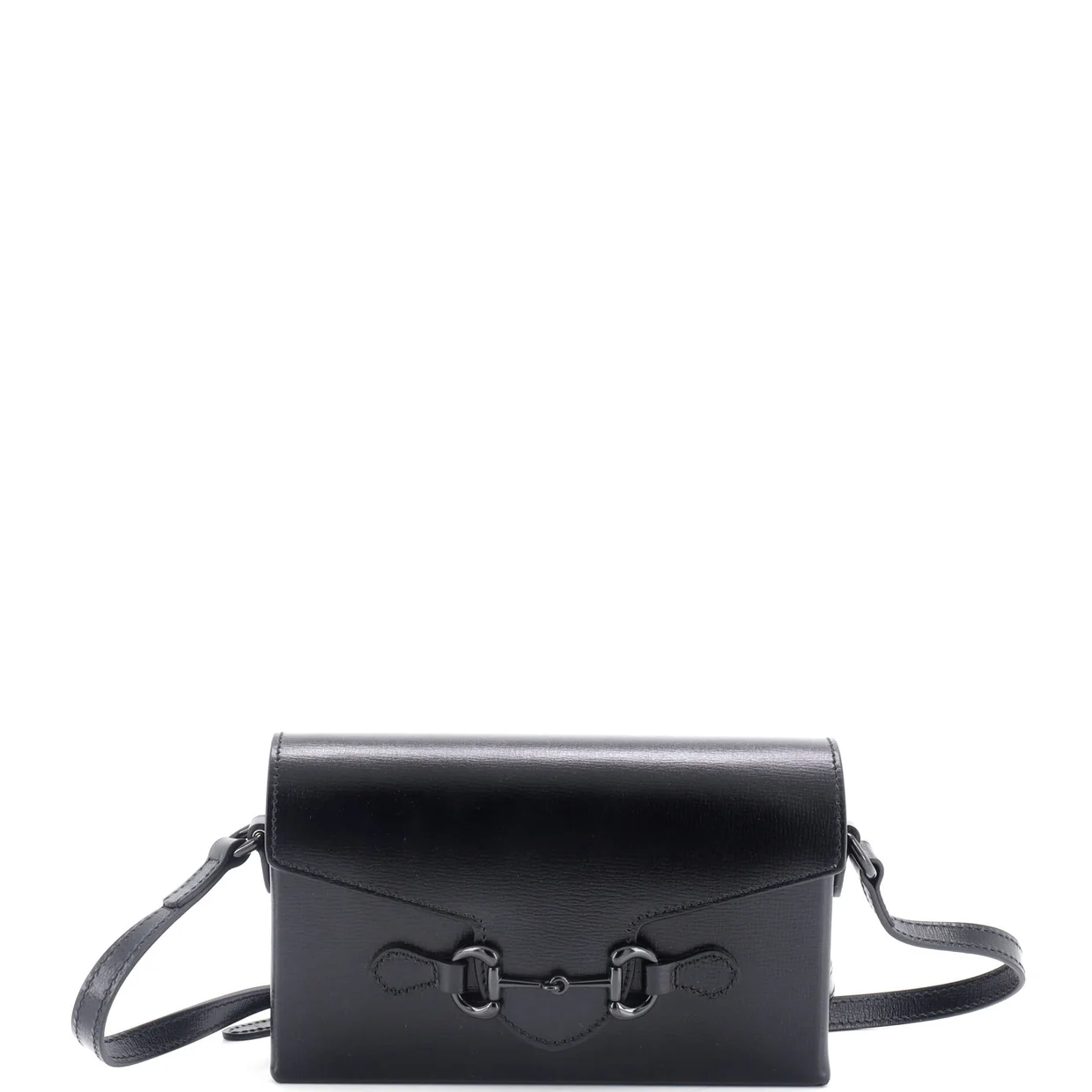 Horsebit 1955 Flap Crossbody Bag Leather Mini - Deep Luxury