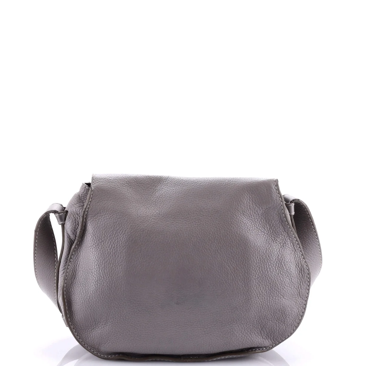 Marcie Saddle Bag Leather Medium - Deep Luxury