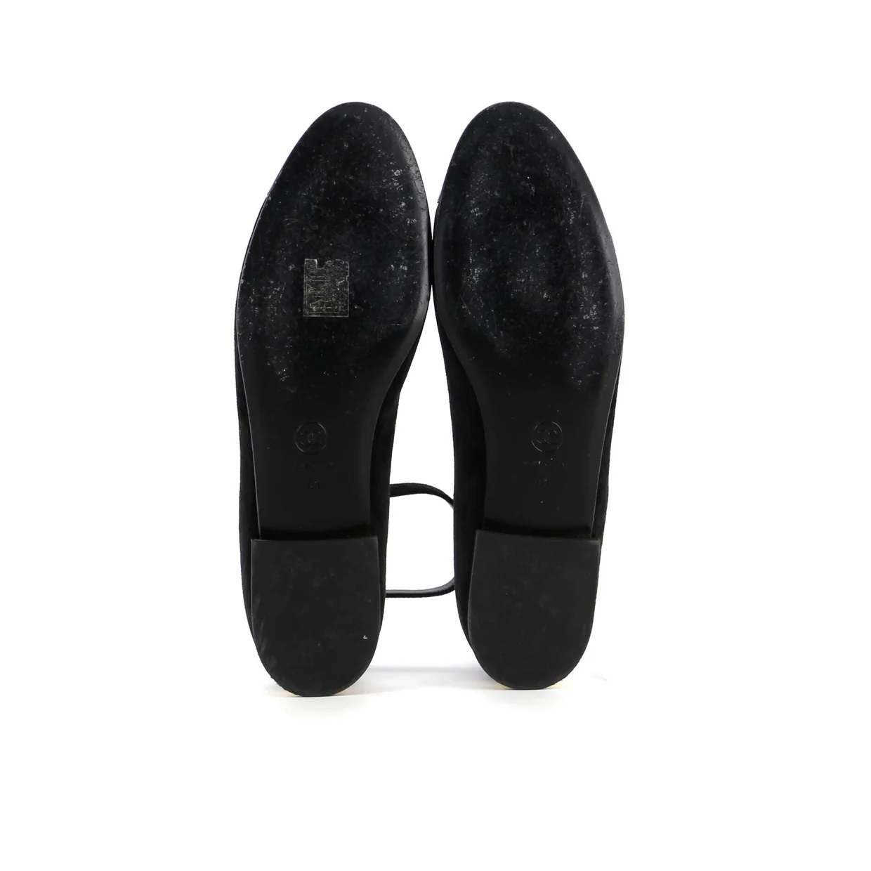 CC Cap Toe Mary Jane Flats Suede with Patent - Deep Luxury
