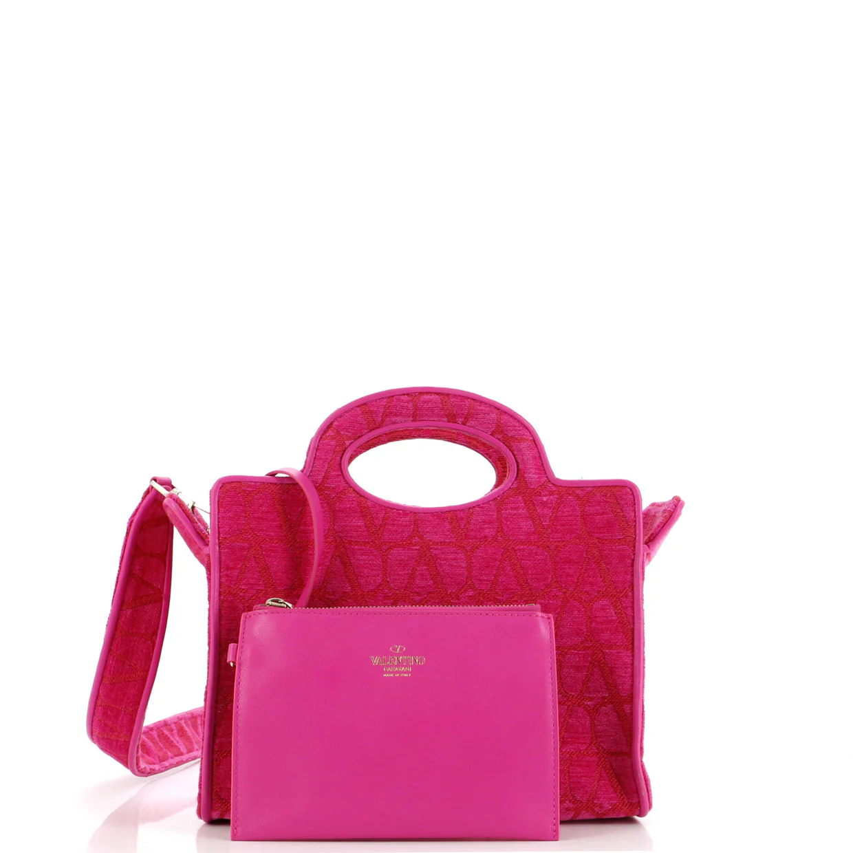 Le Troisieme Tote Toile Iconograph Velvet Mini - Deep Luxury