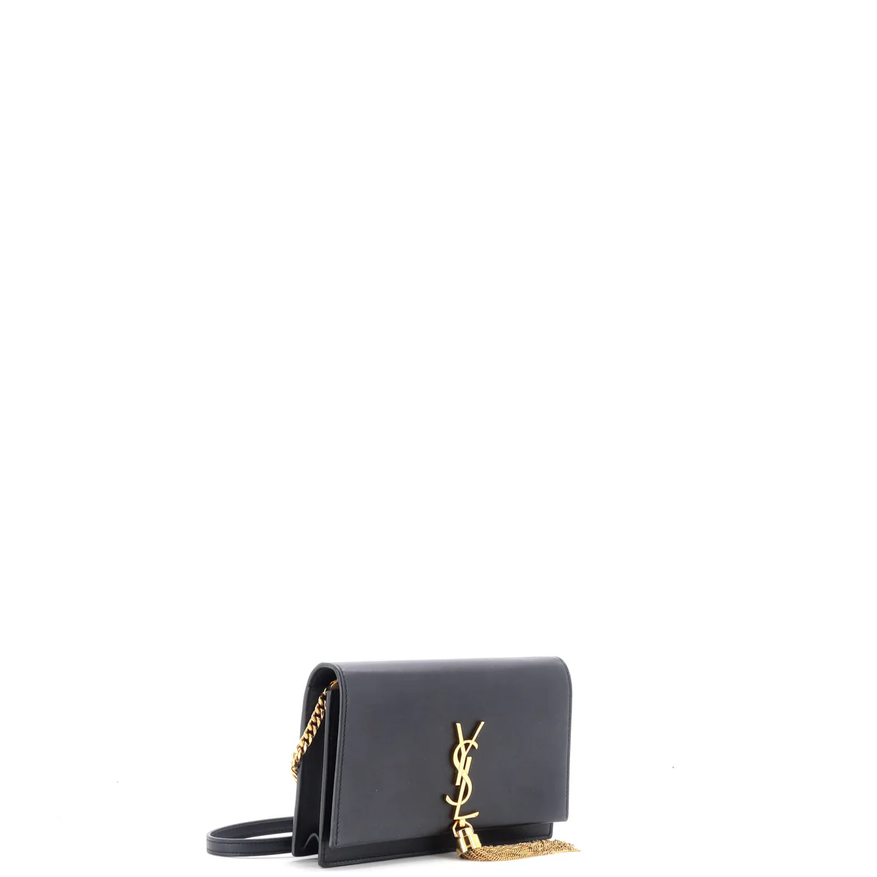 Classic Monogram Tassel Crossbody Bag Leather Small - Deep Luxury