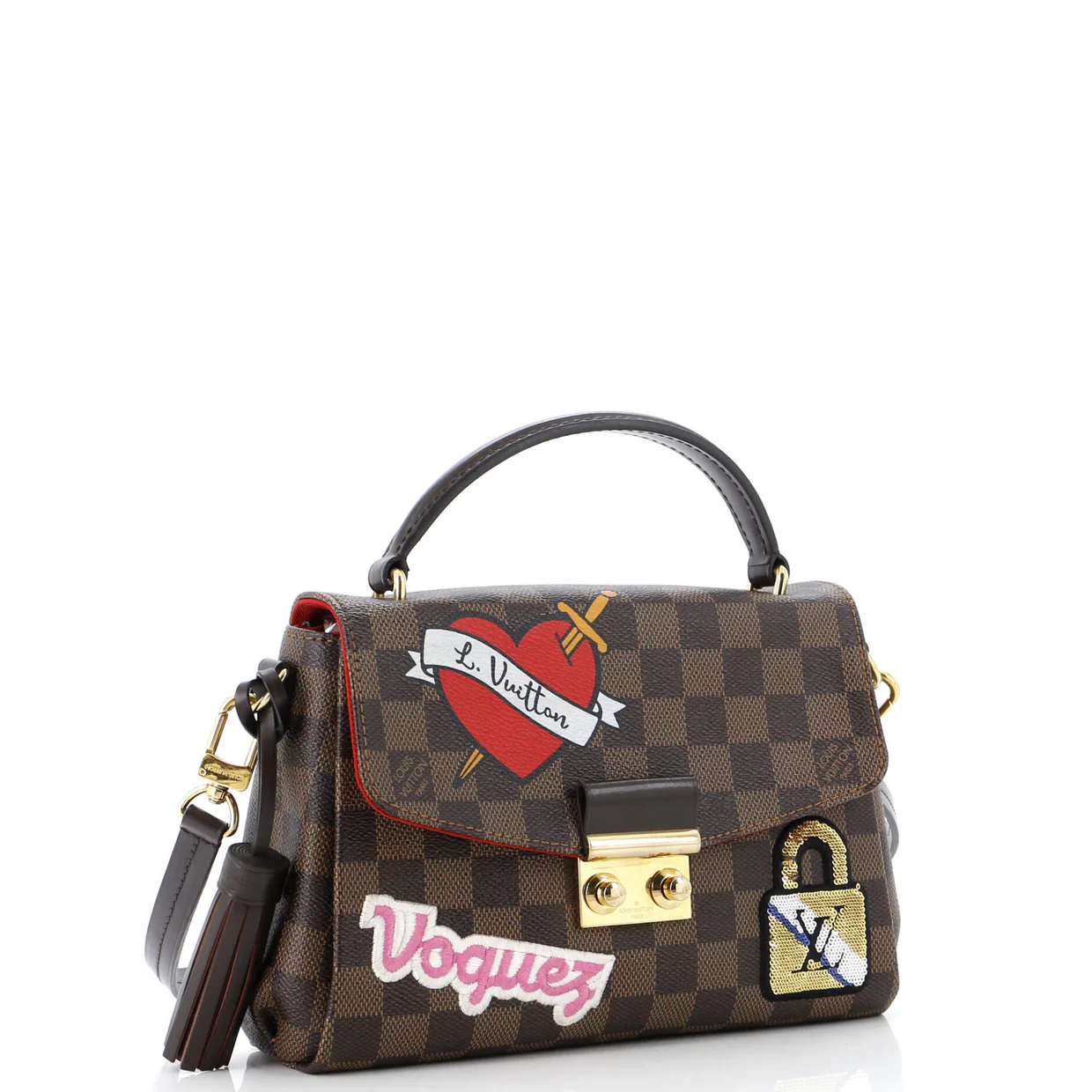 Croisette Handbag Limited Edition Patches Damier - Deep Luxury