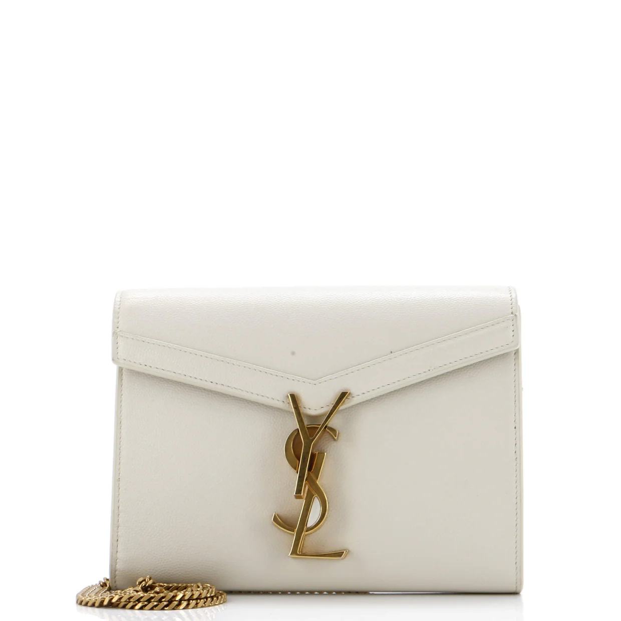 Cassandra Chain Wallet Leather Mini - Deep Luxury