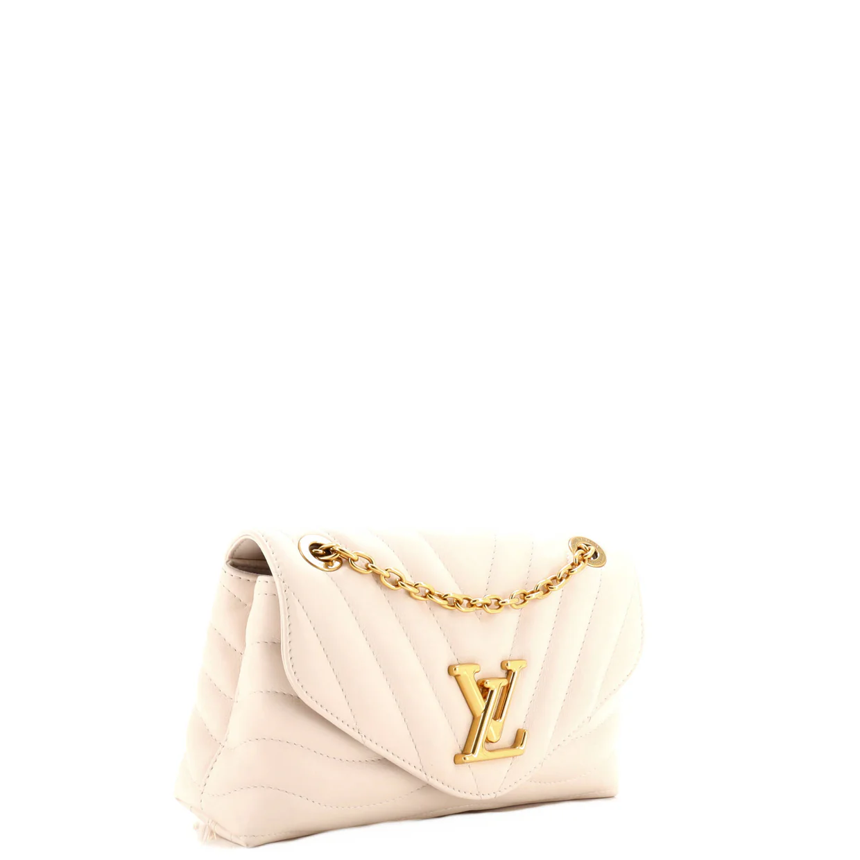 New Wave Chain Bag NM Quilted Leather MM - Deep Luxury