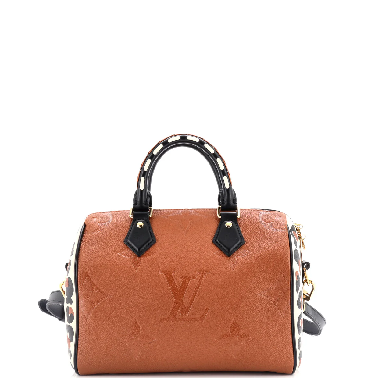 Speedy Bandouliere Bag Wild at Heart Monogram Empreinte Giant 25 - Deep Luxury