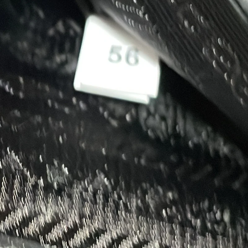 Brique Crossbody Bag Embossed Brushed Leather Medium - Deep Luxury