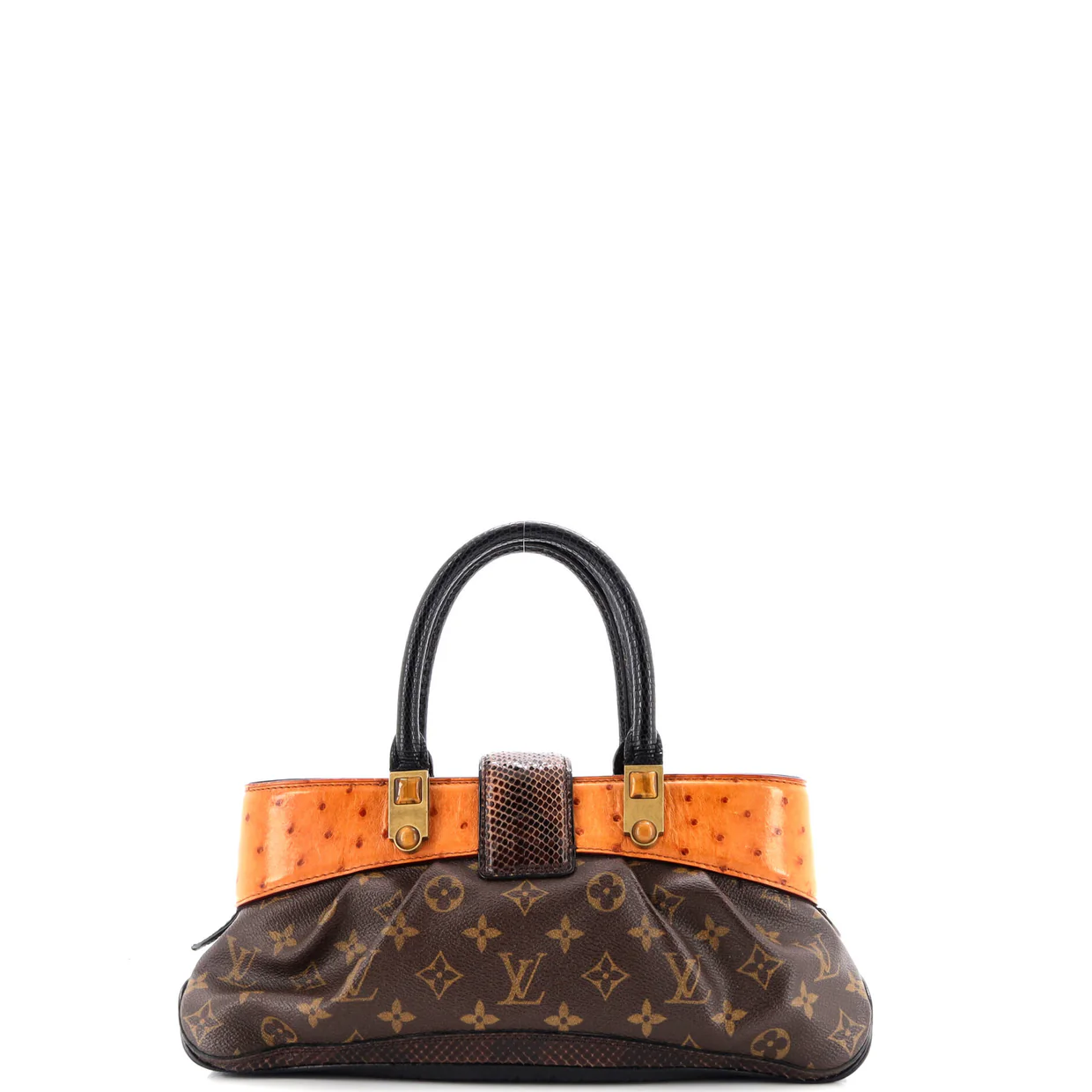 Macha Waltz Handbag Monogram Canvas and Exotics - Deep Luxury