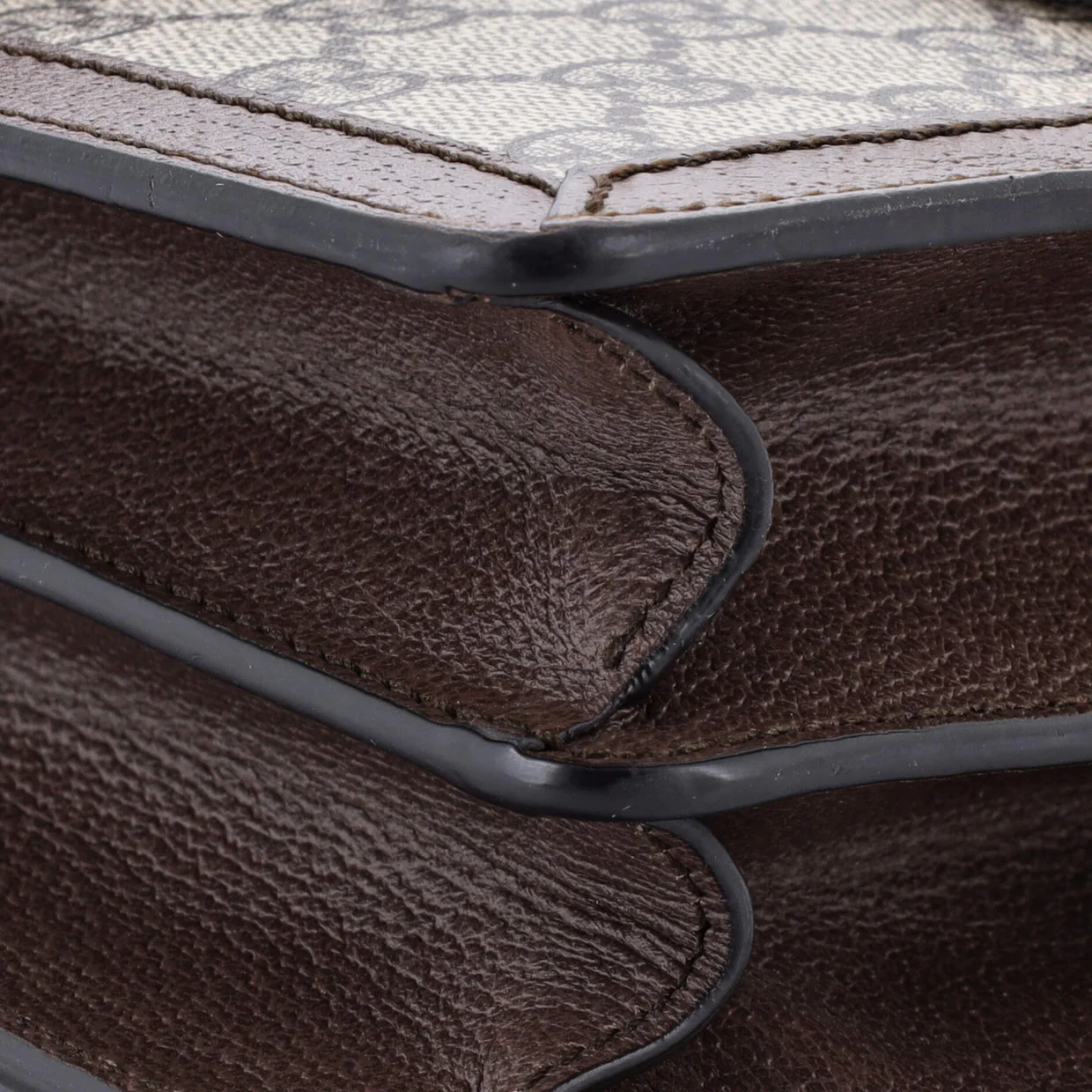 Dionysus Top Handle Chain Bag GG Coated Canvas Small - Deep Luxury