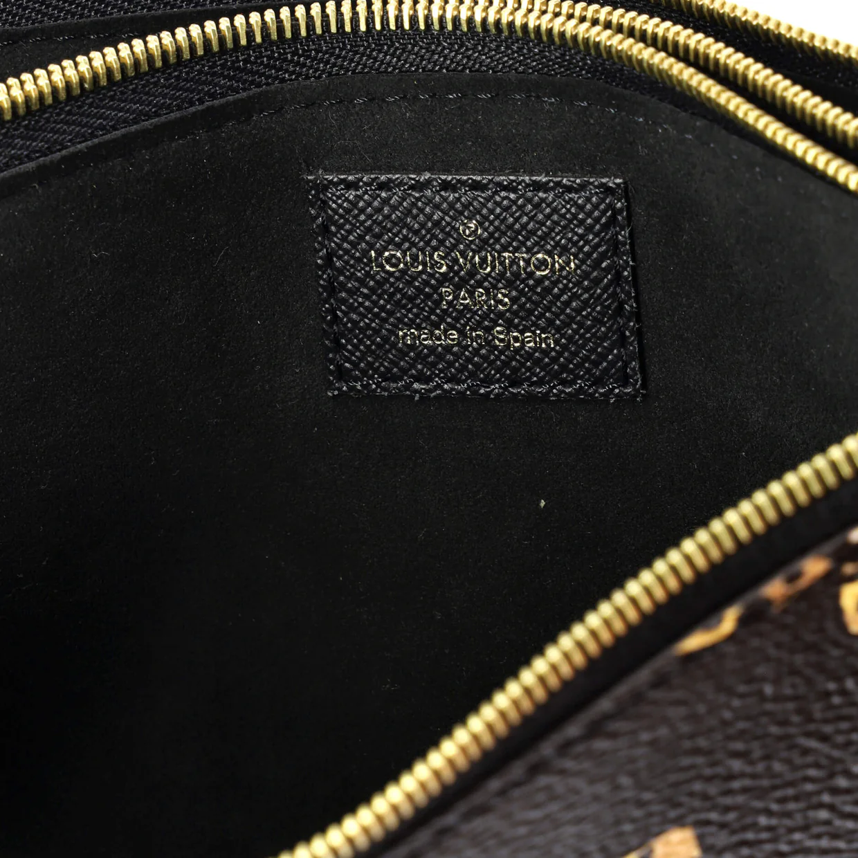 Double Zip Pochette Limited Edition Jungle Monogram Giant - Deep Luxury