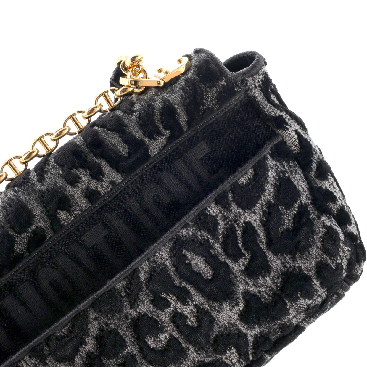 Caro Bag Mizza Embroidered Velvet Medium - Deep Luxury