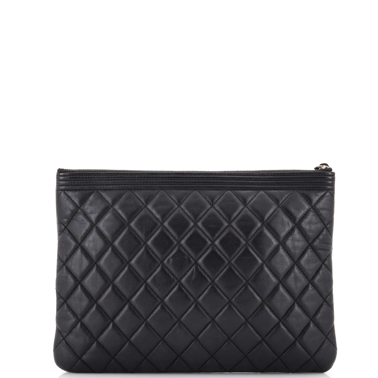 Boy O Case Clutch Quilted Lambskin Medium - Deep Luxury