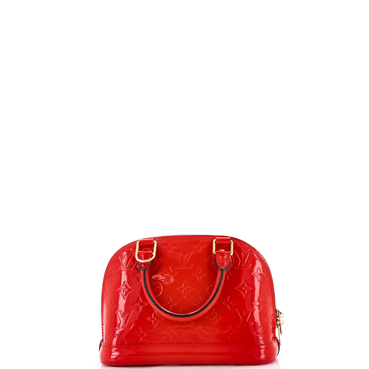 Alma Handbag Monogram Vernis BB - Deep Luxury