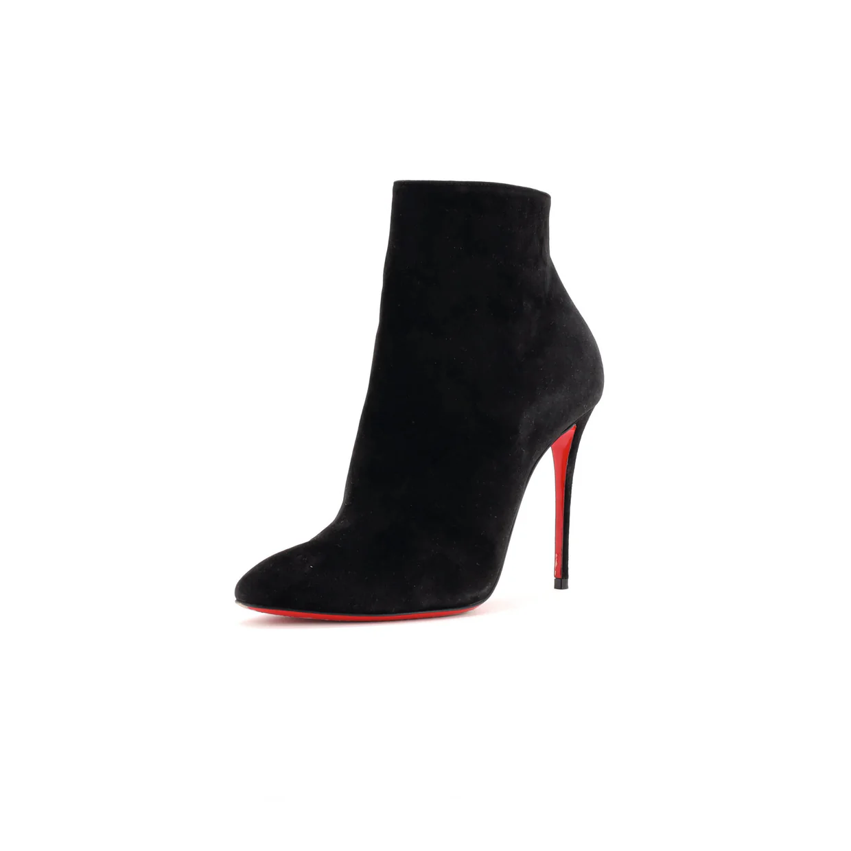 Women's Eloise Heeled Ankle Boots Suede 100 - Deep Luxury