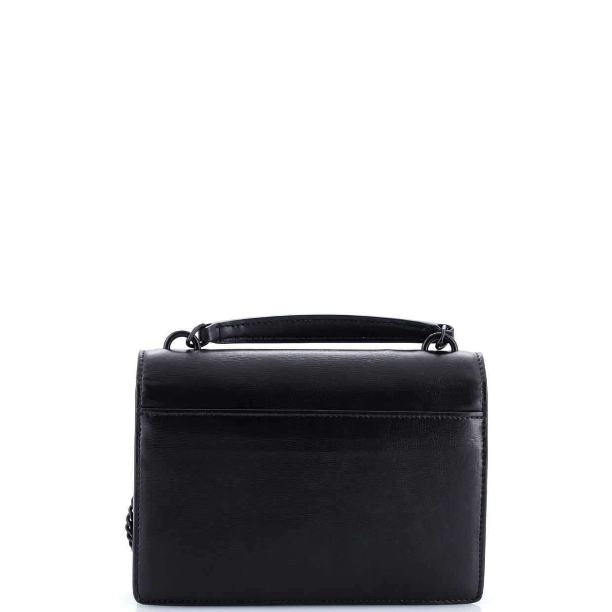 Sunset Top Handle Chain Wallet Leather - Deep Luxury