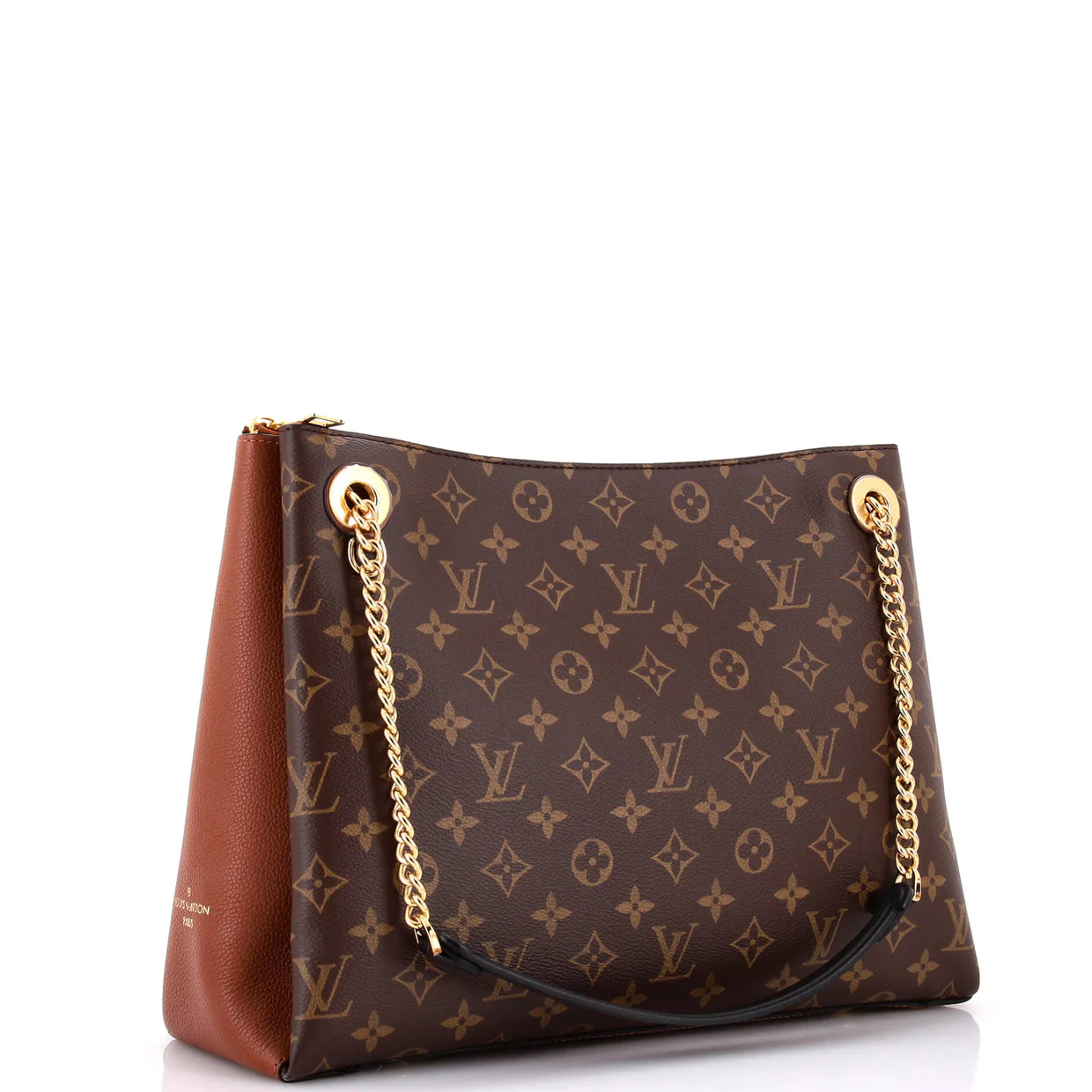 Surene Handbag Monogram Canvas with Leather MM - Deep Luxury