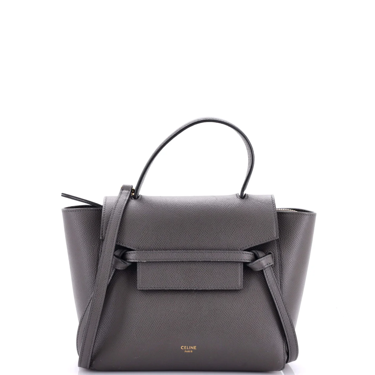 Belt Bag Textured Leather Nano - Deep Luxury