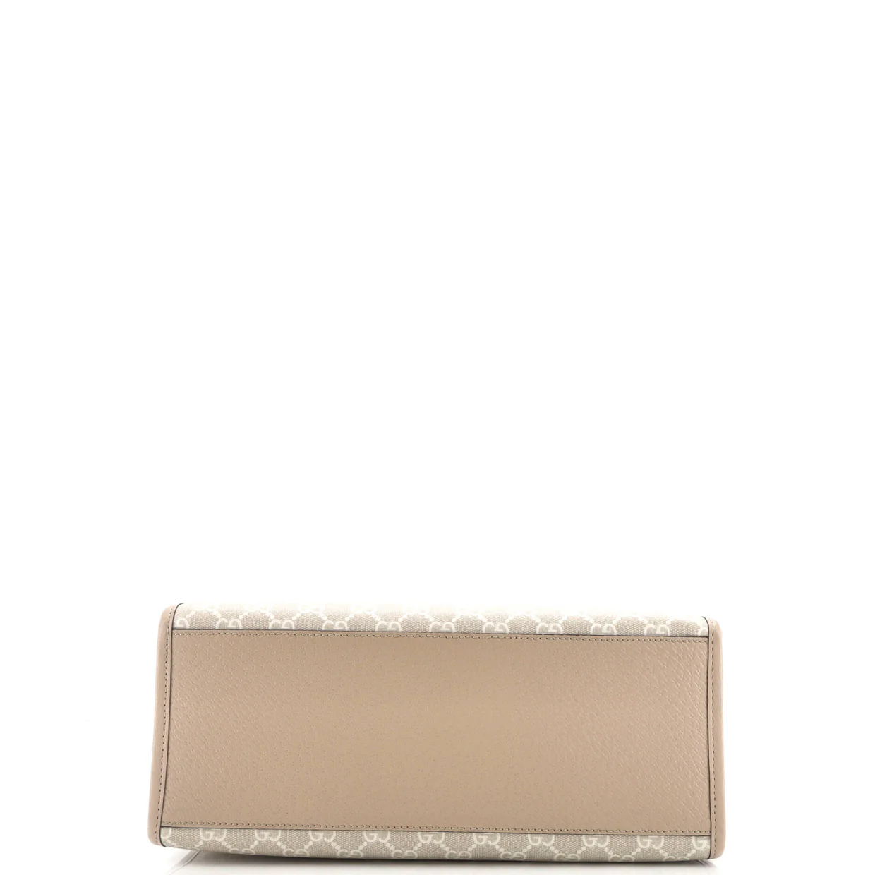 Interlocking G Tote GG Coated Canvas and Leather Small - Deep Luxury