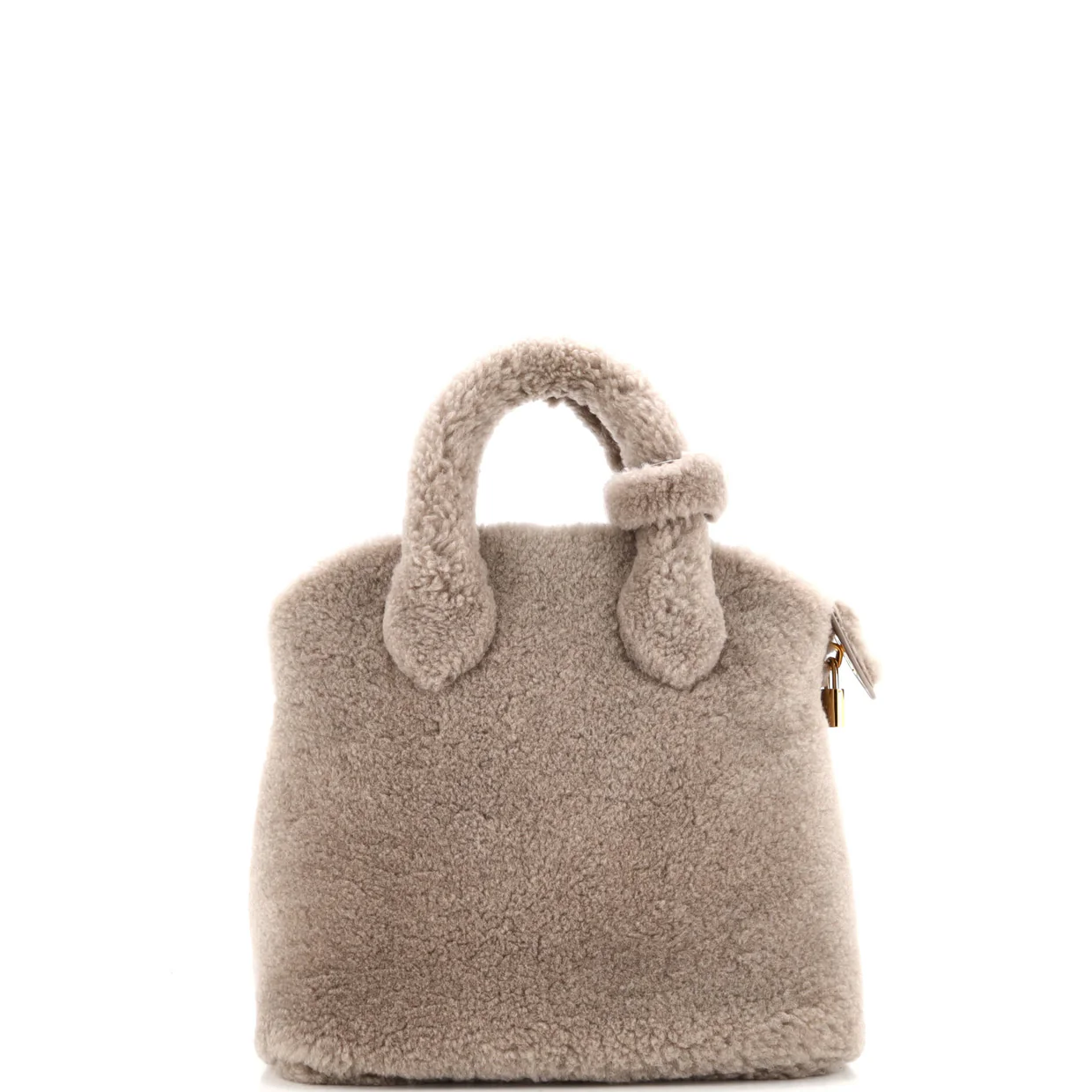 Lockit Handbag Shearling - Deep Luxury