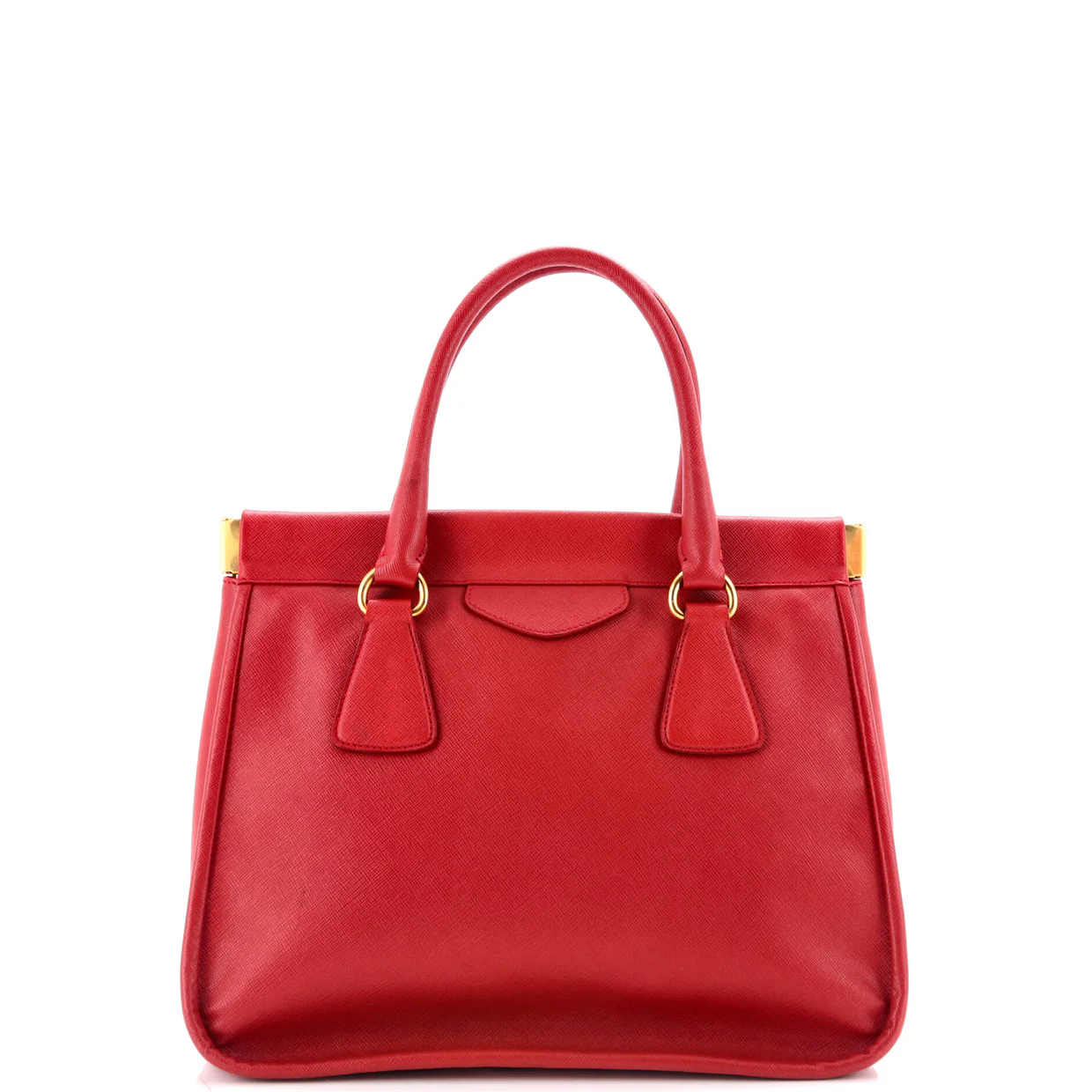 Frame Tote Saffiano Leather Medium - Deep Luxury
