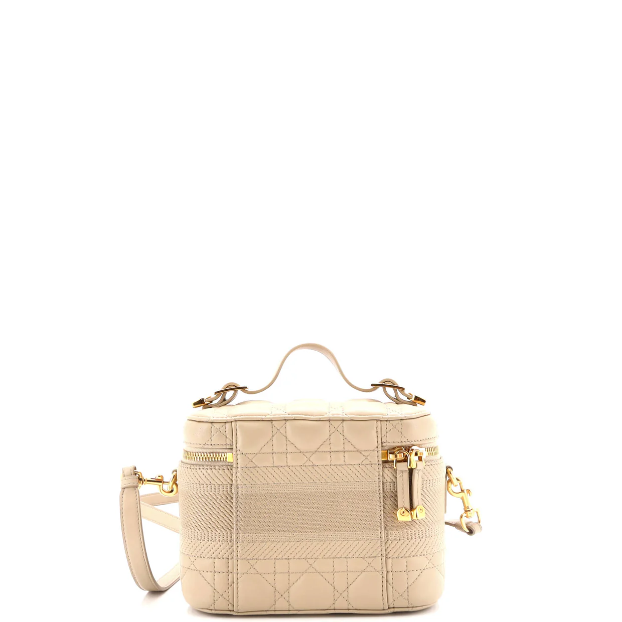 DiorTravel Convertible Vanity Case Cannage Quilt Lambskin Small - Deep Luxury