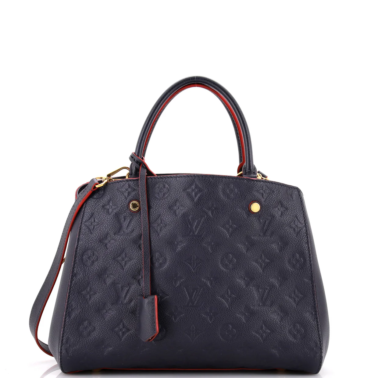 Montaigne Handbag Monogram Empreinte Leather MM - Deep Luxury