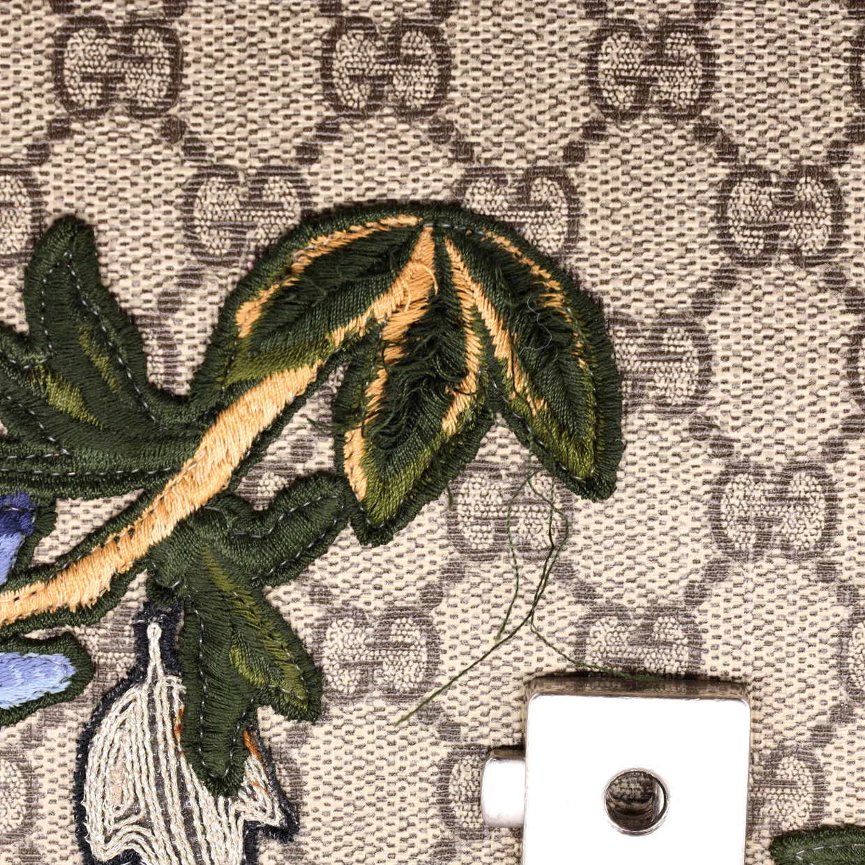 Dionysus Bag Embroidered GG Coated Canvas Medium - Deep Luxury