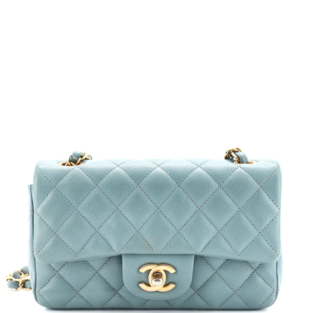 Classic Single Flap Bag Quilted Caviar Mini - Deep Luxury
