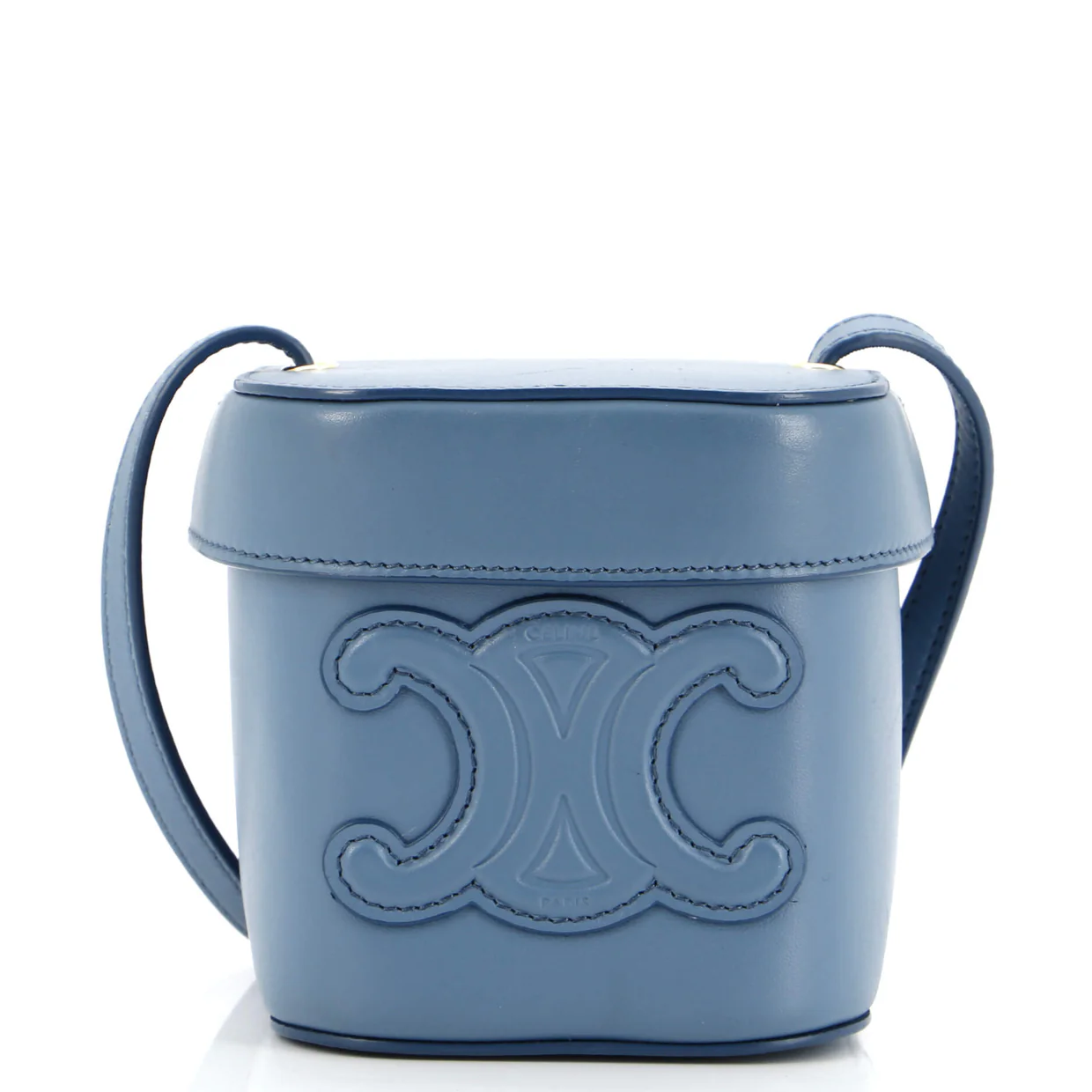 Cuir Triomphe Box Bag Leather Small - Deep Luxury